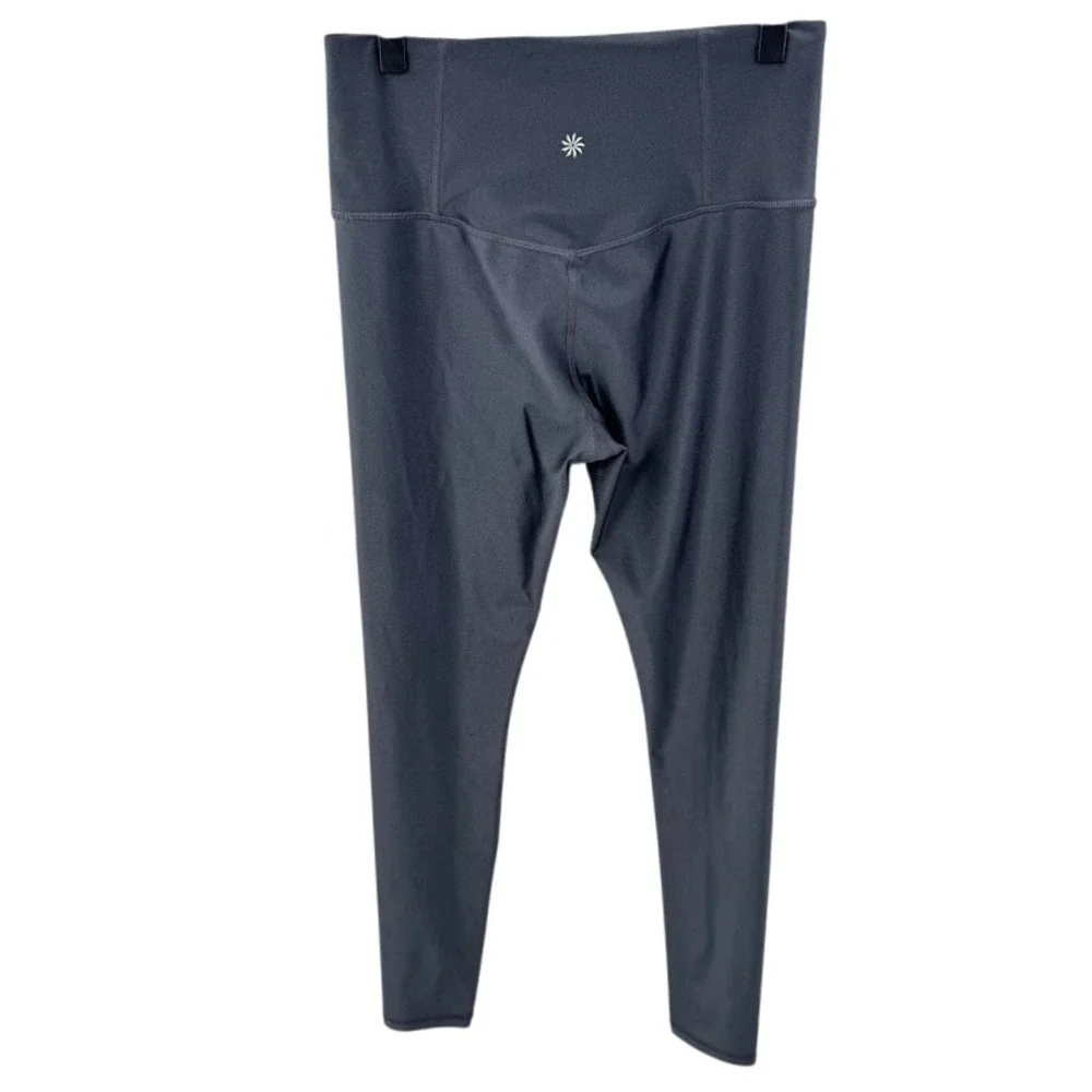 Athleta Elation Ultra High Rise Tight Leggings Gray Athletic Womens